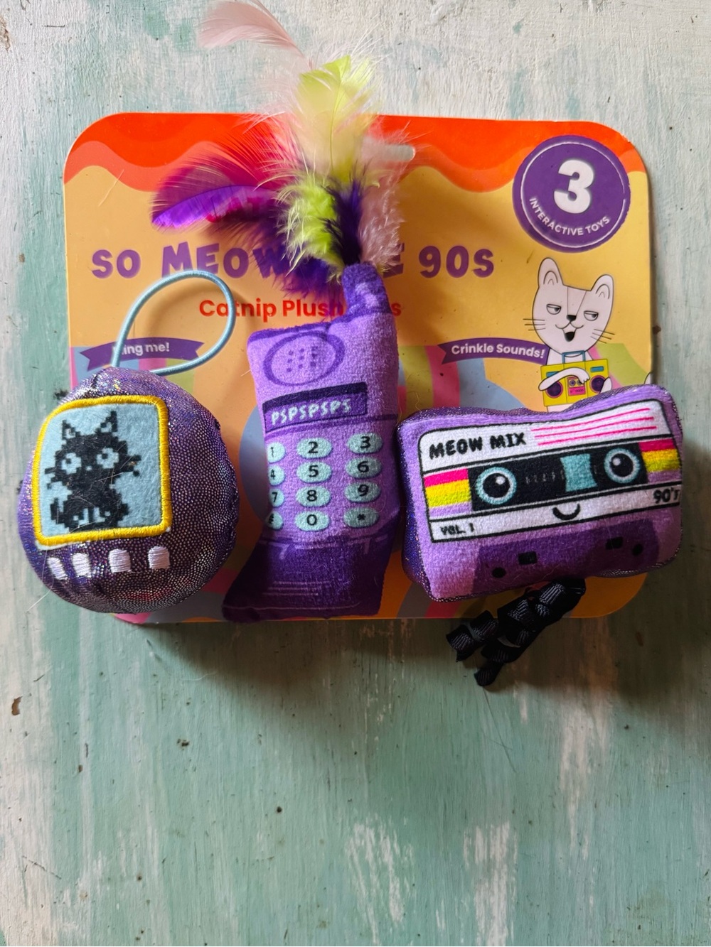 NWT 90s themed CAT Plush Toy Set 🐈‍⬛
